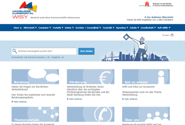 Hamburgs Kursportal WISY • hamburg.kursportal.info